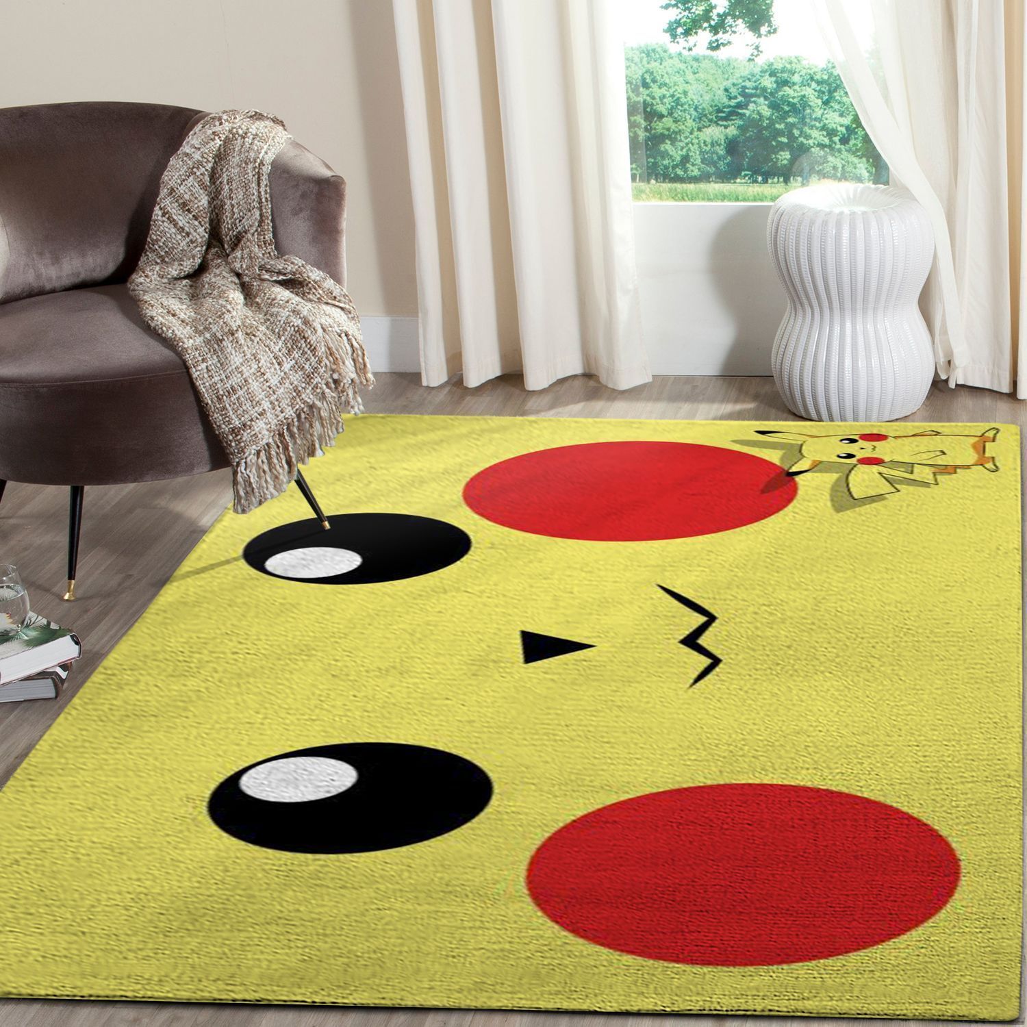 Pikachu Pokemon Anime Fn080216 Movies Area Regtangle  Chussin | Home Decor Easily