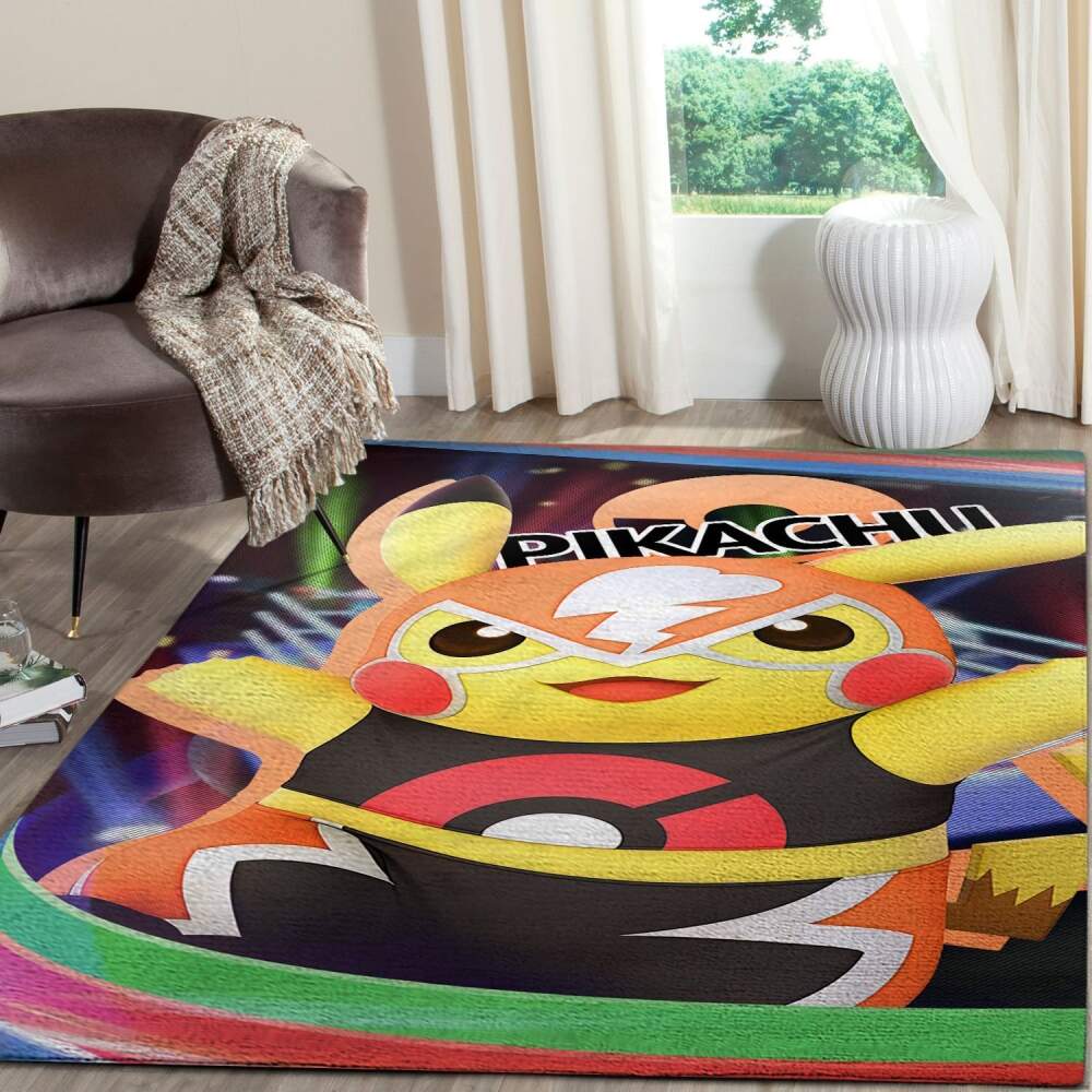 Pikachu Pokemon Anime Fn080219 Movies Area Regtangle  Chussin | Home Decor Easily