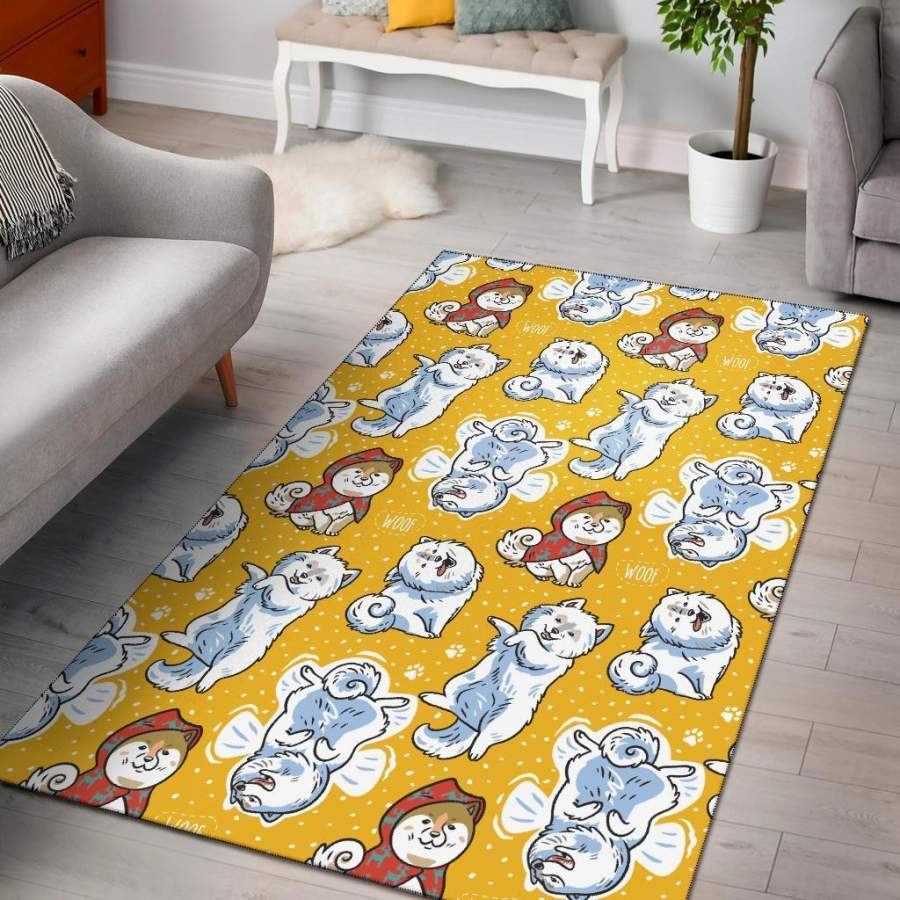 Pink Cactus Pattern Print Area Rug  Chussin | Home Decor Easily