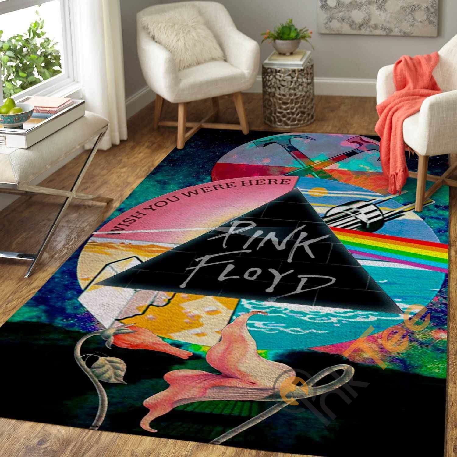 Pink Floyd Area Rug -  Chussin | Home Decor Easily