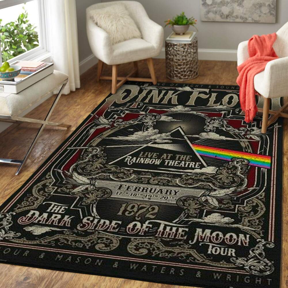 Pink Floyd Area Rug Music Ofd 1910121 Area Rug Regtangle | Home Decor Easily