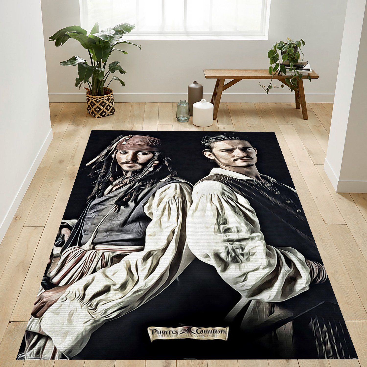 Pirates Of The Caribbean The Curse Of The Black Pearl Rug – Custom Size And Printing -  Chussin | Home Decor Easily