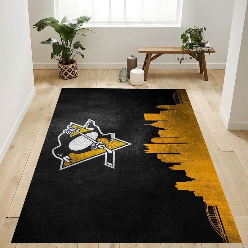 Pittsburgh Penguins Nhl 1 Area Rug And | Home Decor Easily
