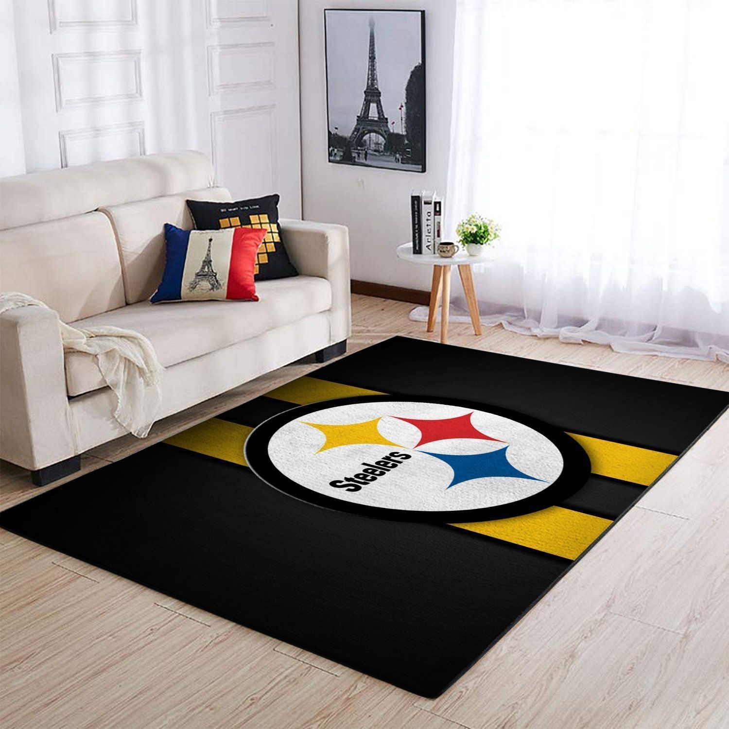 Pittsburgh Steelers Area Rug Nfl Football Rug Regtangle | Home Decor Easily