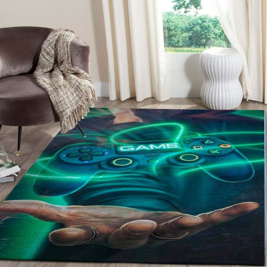 Playstation Area Rug Gaming 08118  Chussin | Home Decor Easily