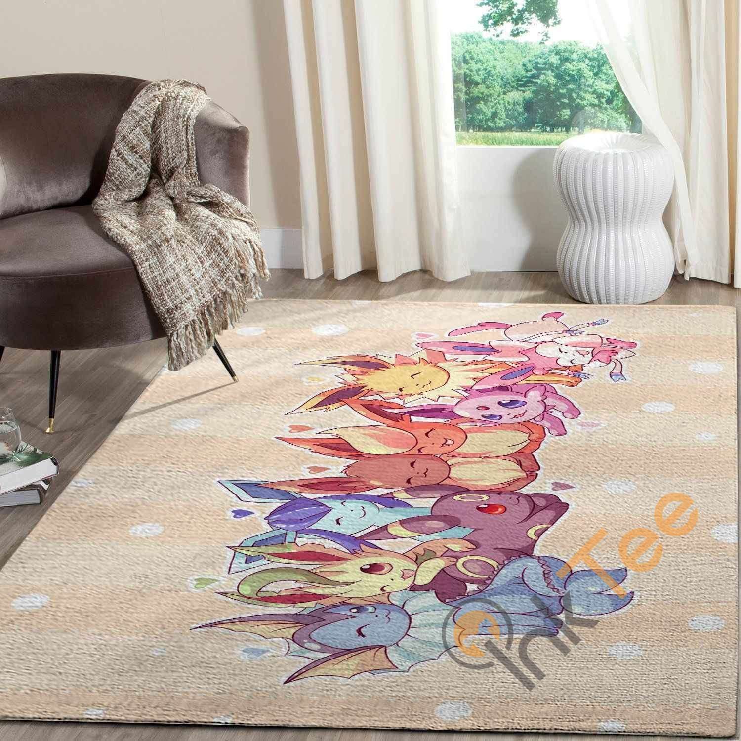 Pokemon Area Rug - Chussin | Home Decor Easily