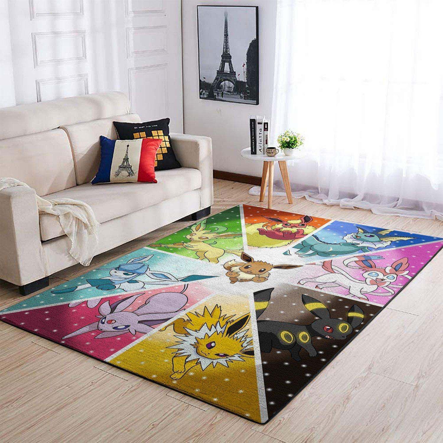 Pokemon Area Anime Movies Fn181229 Rug Regtangle  Chussin | Home Decor Easily