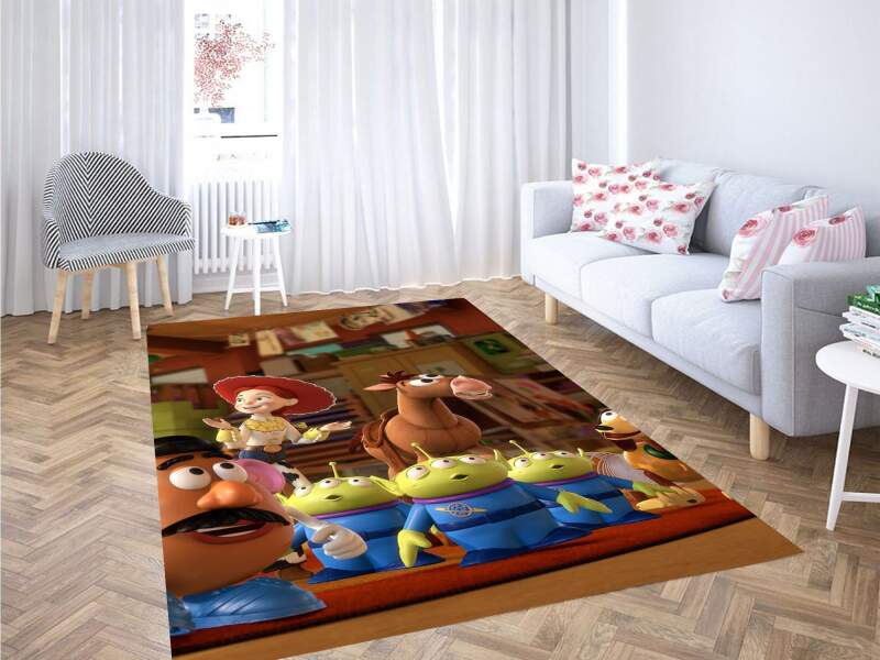 Pottato Head And Another Character Toy Story Carpet Rug -  Chussin | Home Decor Easily