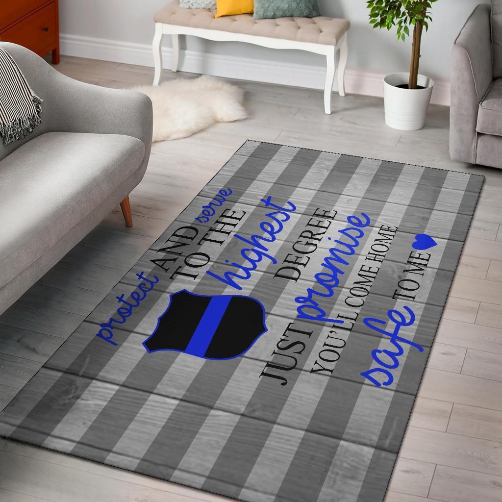 Protect And Serve To The Highest Degree Area Rug -  Chussin | Home Decor Easily