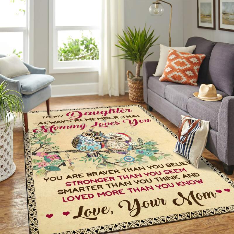 Quilt Owl Mk Carpet Area Rug -  Chussin | Home Decor Easily