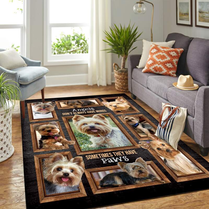 Quilt Yorkie Angels Don't Always Have Wings Mk Carpet Area Rug -  Chussin | Home Decor Easily