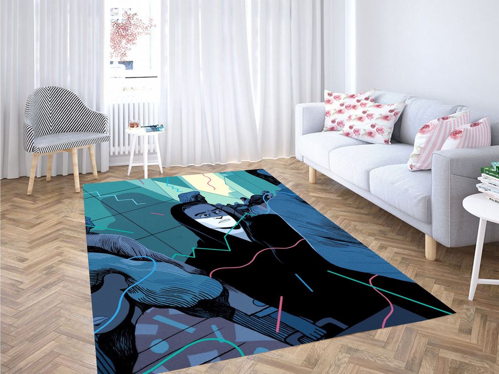 Rami Malek Mr. Robot Vector Living Room Modern Carpet Rug -  Chussin | Home Decor Easily