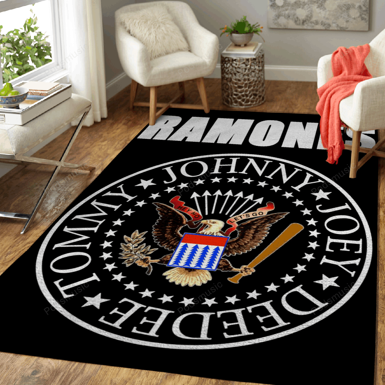 Ramones Punk Rock Artwork Music Art For Fans Area Chussin | Home Decor Easily