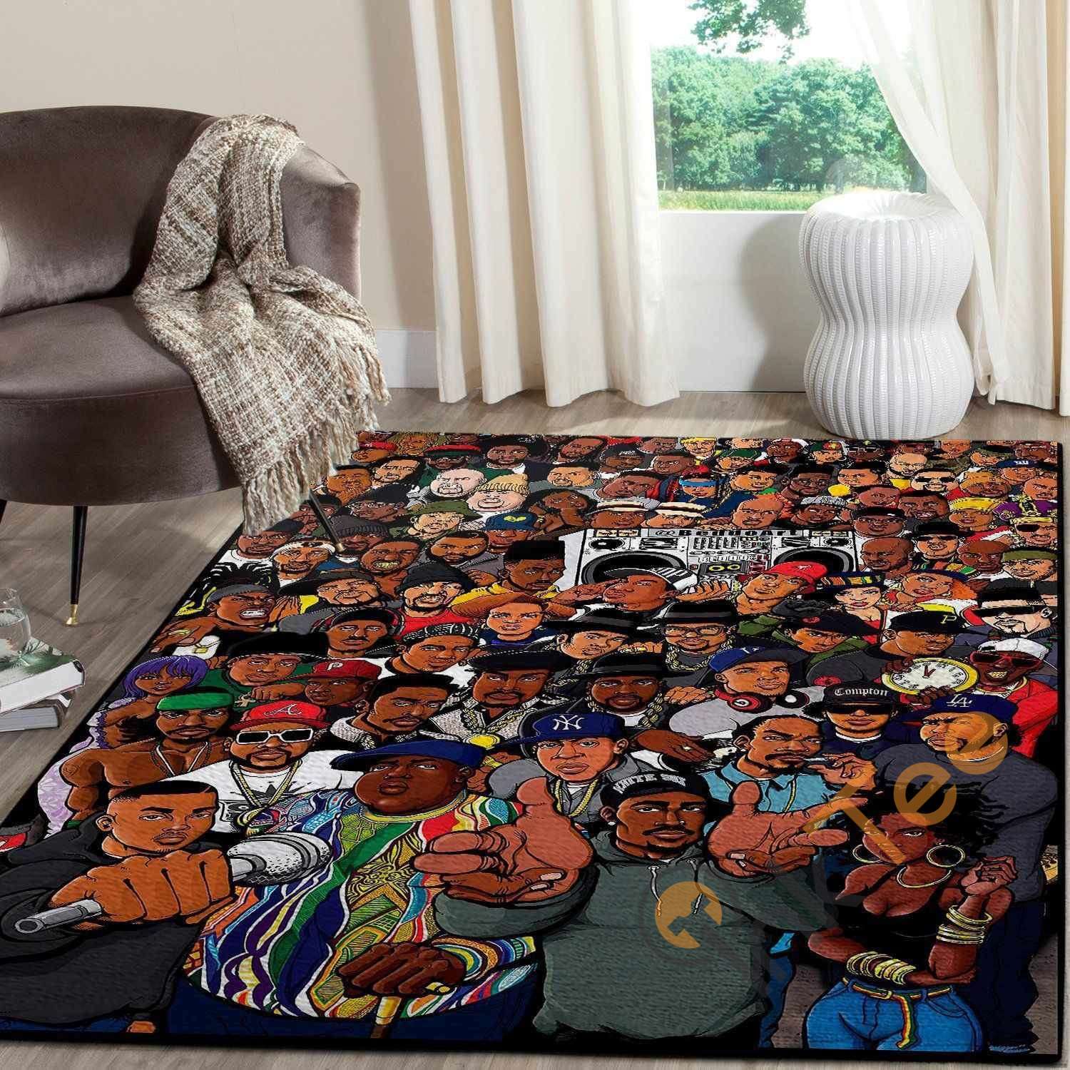 Rappers Hip Hop Area Rug - Chussin | Home Decor Easily