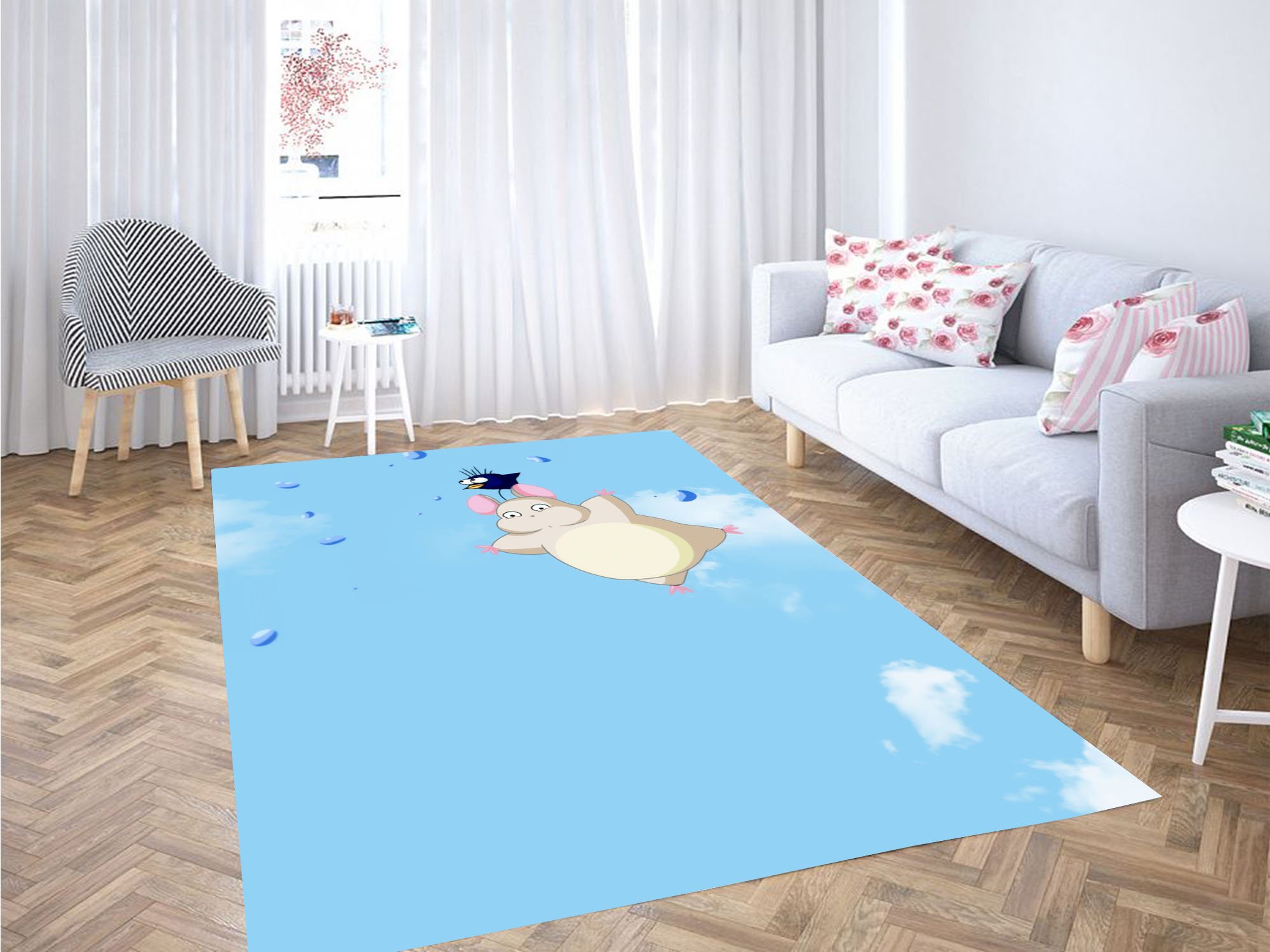 Rat My Neighbor Totoro Carpet Rug -  Chussin | Home Decor Easily