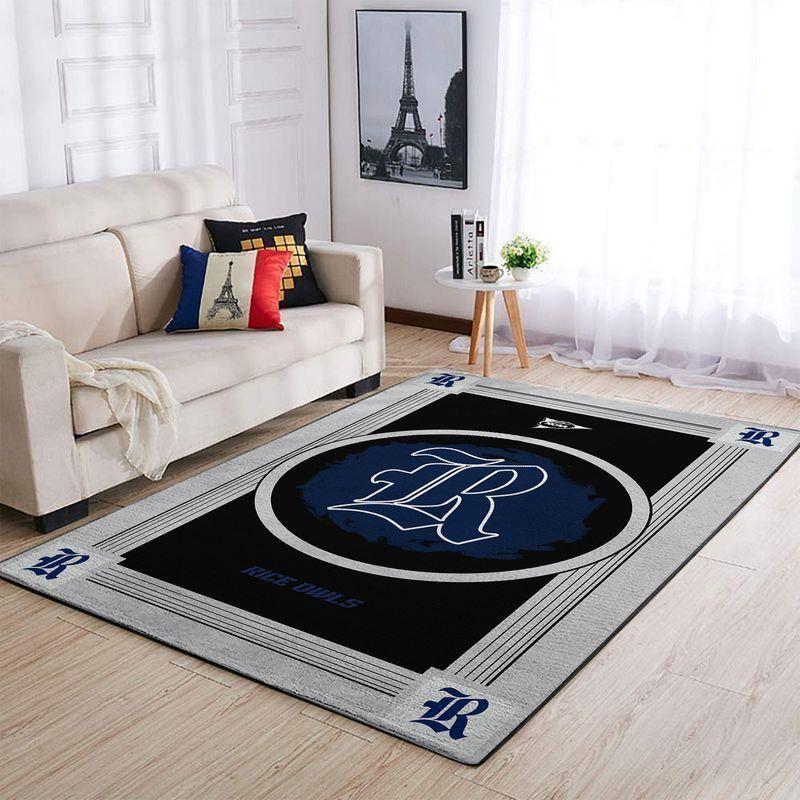 Rice Owls Area Rugs Ncaa Team Logo 20030352  Chussin | Home Decor Easily