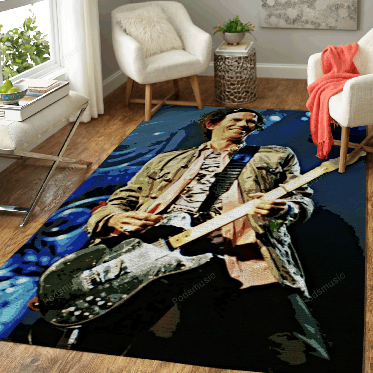 Richards Music Art For Fans Area Rug Regtangle  Chussin | Home Decor Easily