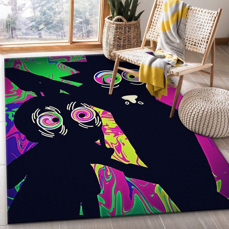 Rick And Morty 131 Area Rug And  Chussin | Home Decor Easily