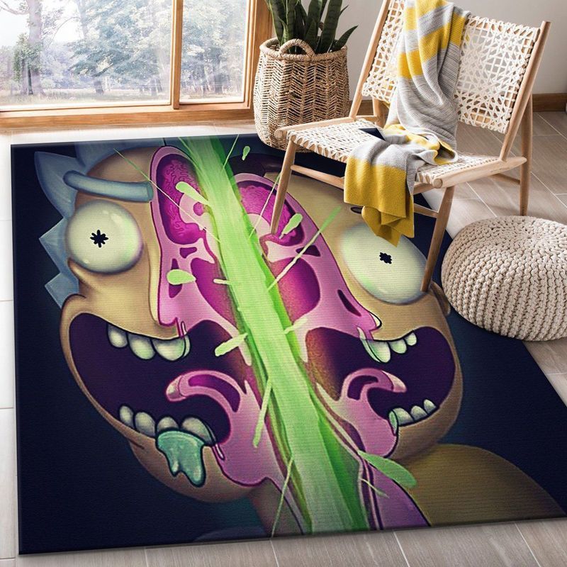 Rick And Morty 132 Area Rug And  Chussin | Home Decor Easily
