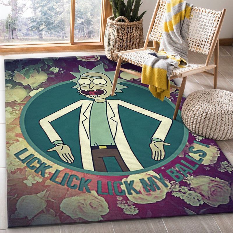 Rick And Morty 47 Area Rug And  Chussin | Home Decor Easily