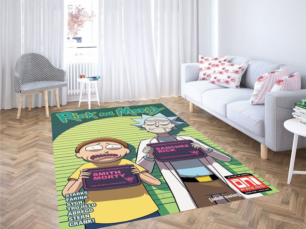 Rick And Morty Backgrounds Living Room Modern Carpet Rug -  Chussin | Home Decor Easily