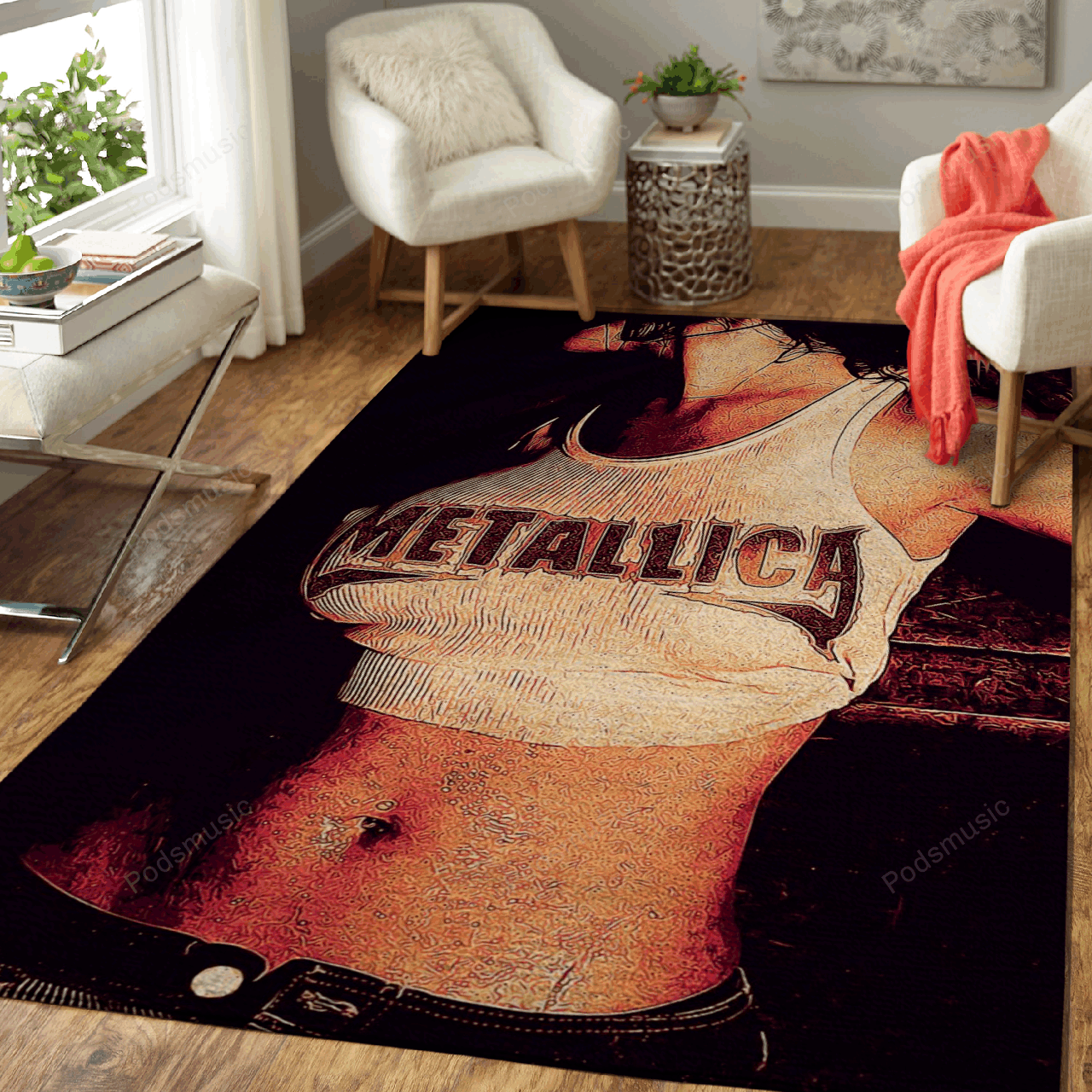 Rock B Classic Music Legend Art For Fans Area Rug Regtangle  Chussin | Home Decor Easily