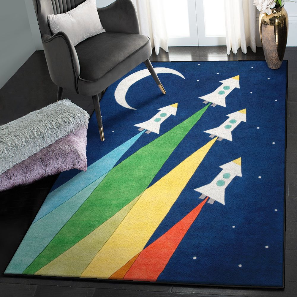 Rocket Dining Room Rug, Rocket Rug  Chussin | Home Decor Easily