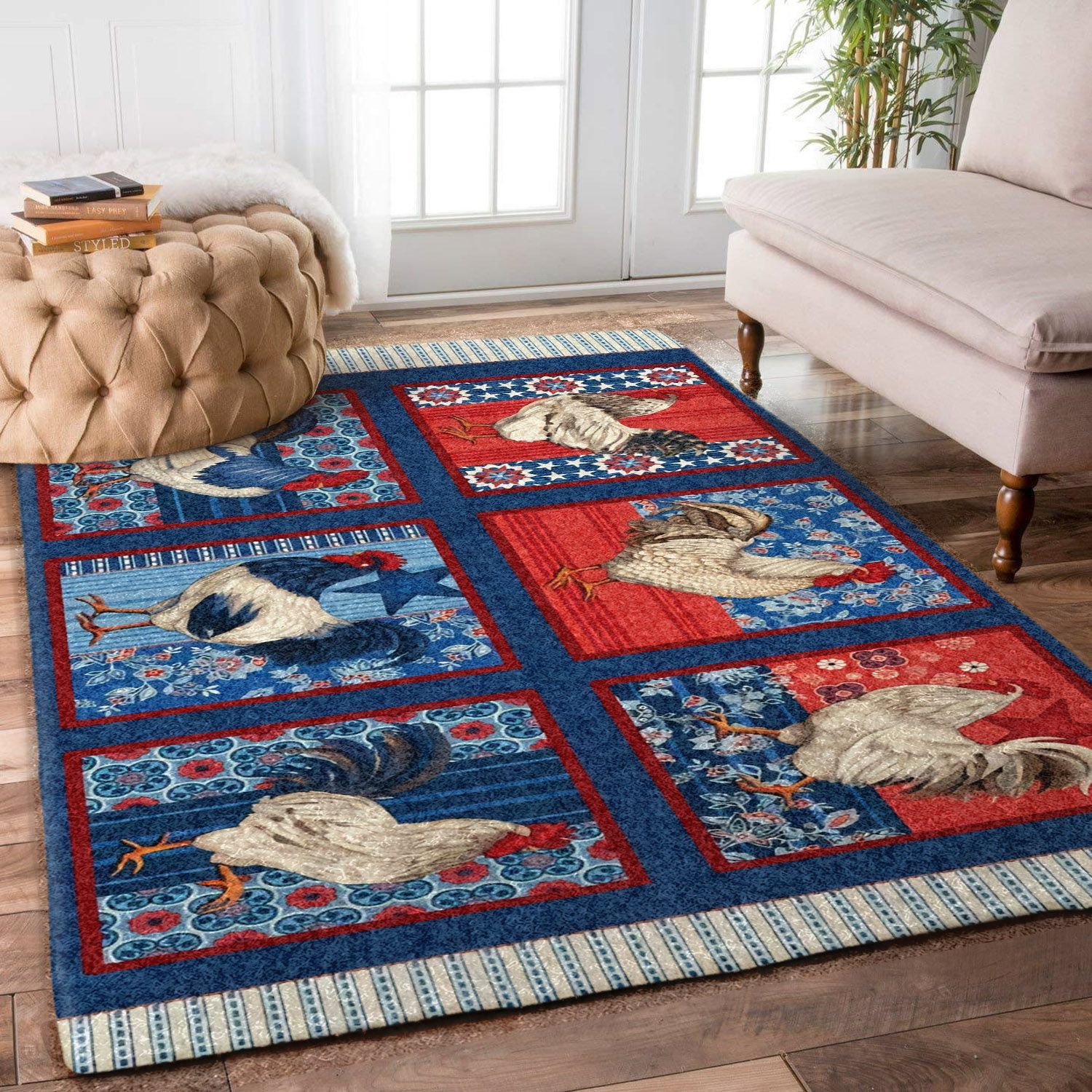 Rooster AA2811143M Rug -  Chussin | Home Decor Easily
