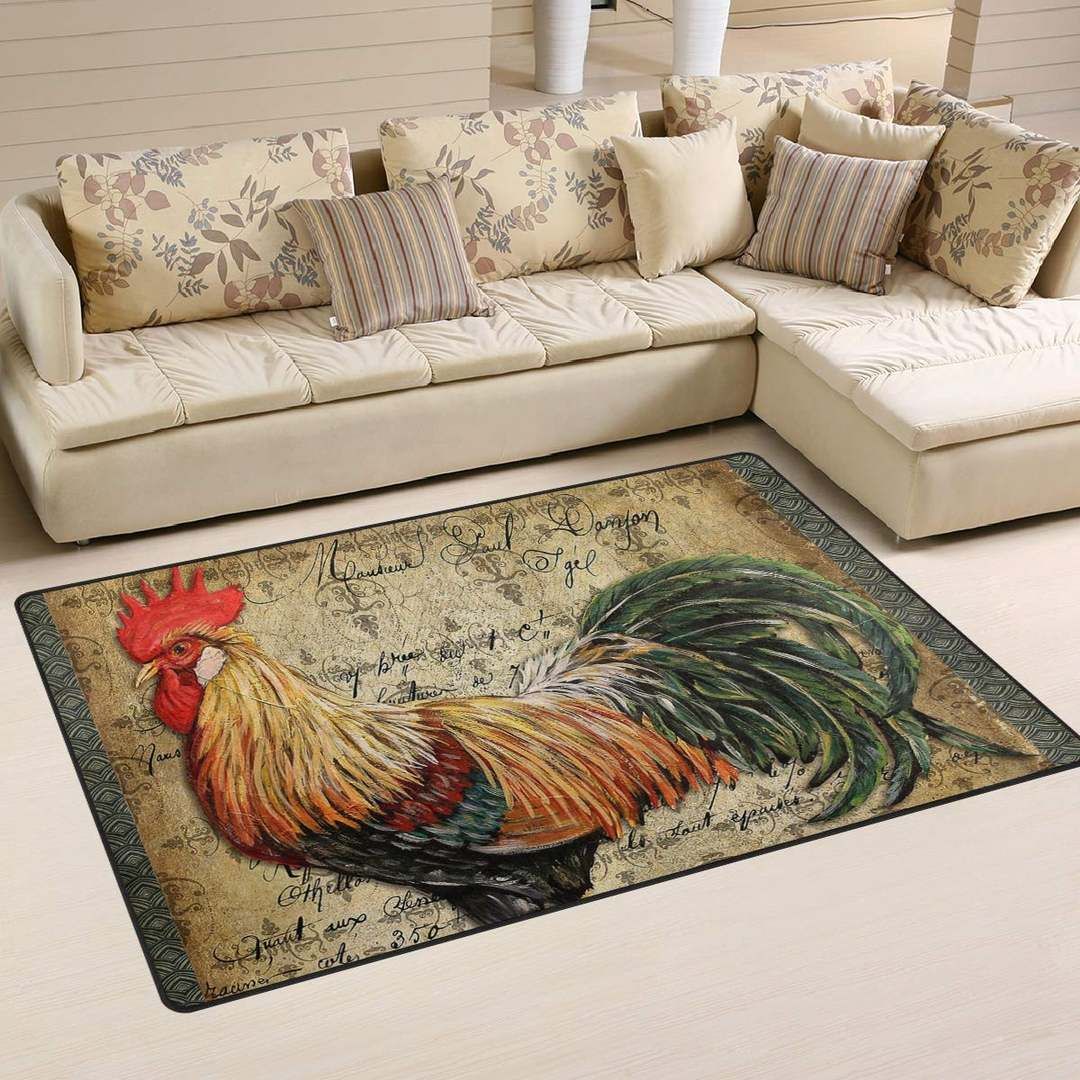 Rooster CLG1910100R Rug - Chussin | Home Decor Easily