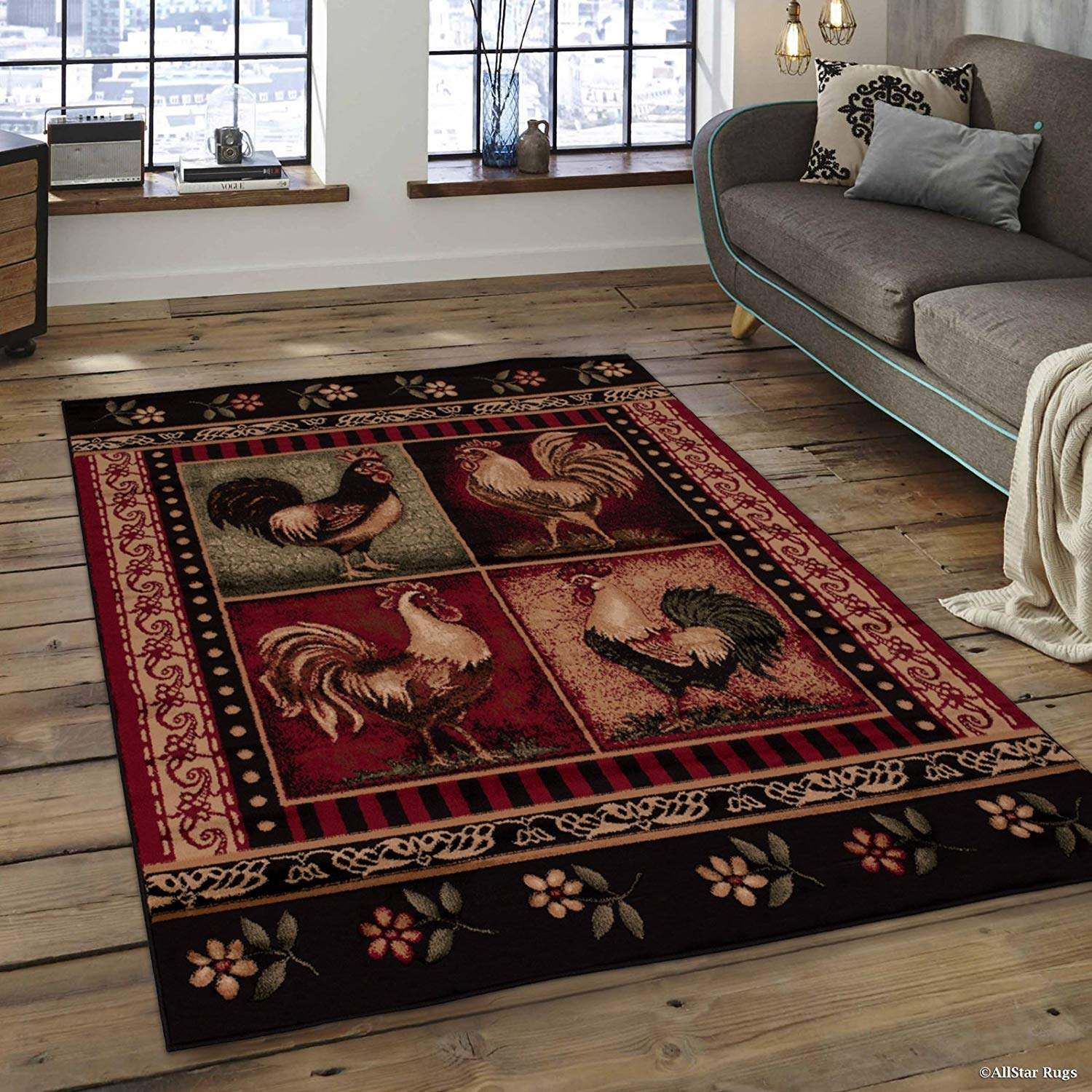 Rooster CLG1910104R Rug -  Chussin | Home Decor Easily