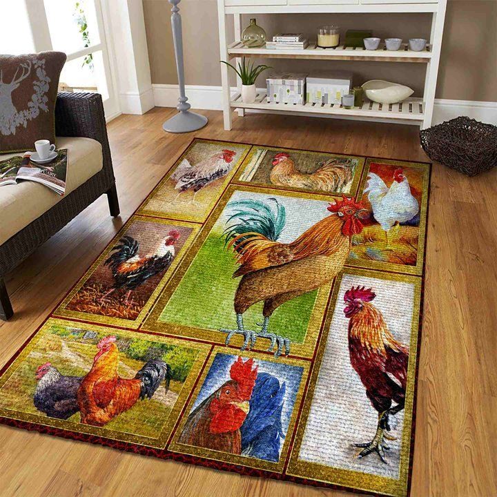 Rooster CLH3012362R Rug -  Chussin | Home Decor Easily