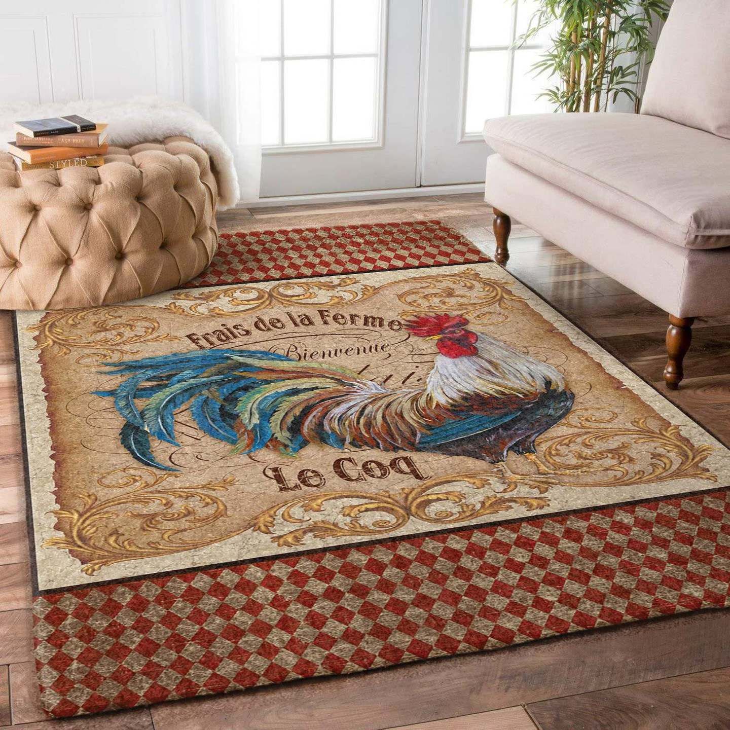 Rustic Rooster AA0910098M Rug -  Chussin | Home Decor Easily