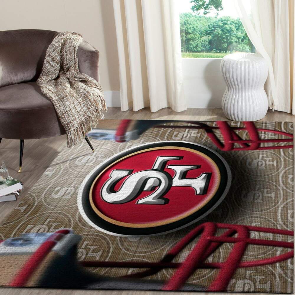 San Francisco 49Ers Area Rug Nfl Football Team Logo V560 | Home Decor Easily