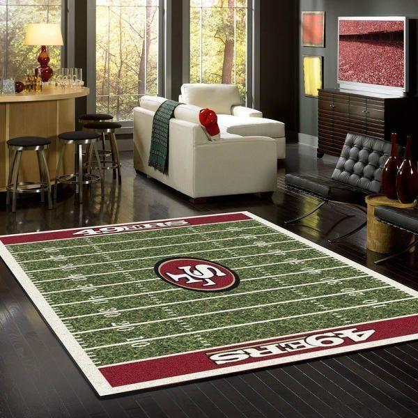 San Francisco 49Ers Area Rug Nfl Football Team Logo V592 | Home Decor Easily