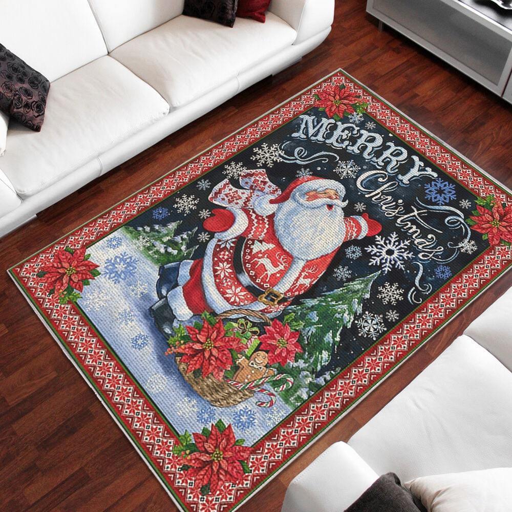 Santa Claus Area Rug -  Chussin | Home Decor Easily