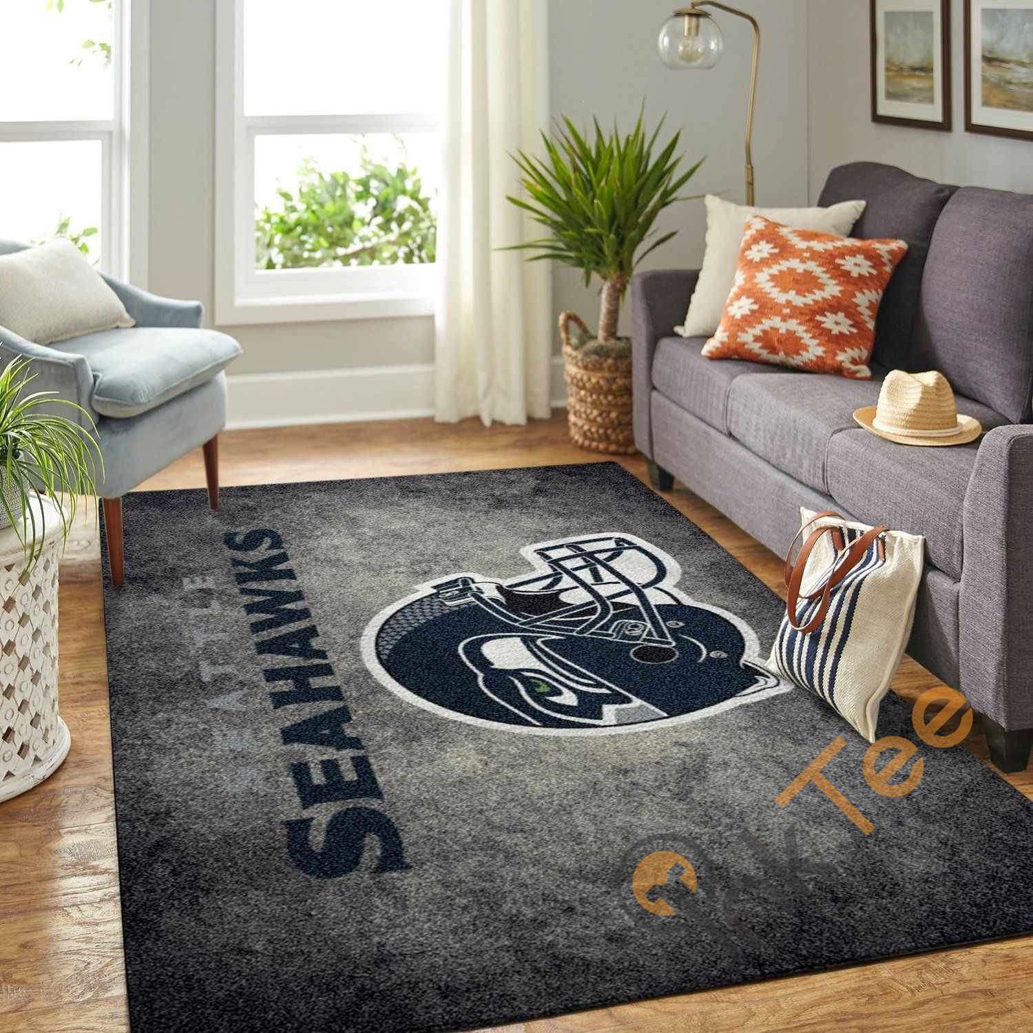 Seattle Seahawks Area Rug -  Chussin | Home Decor Easily