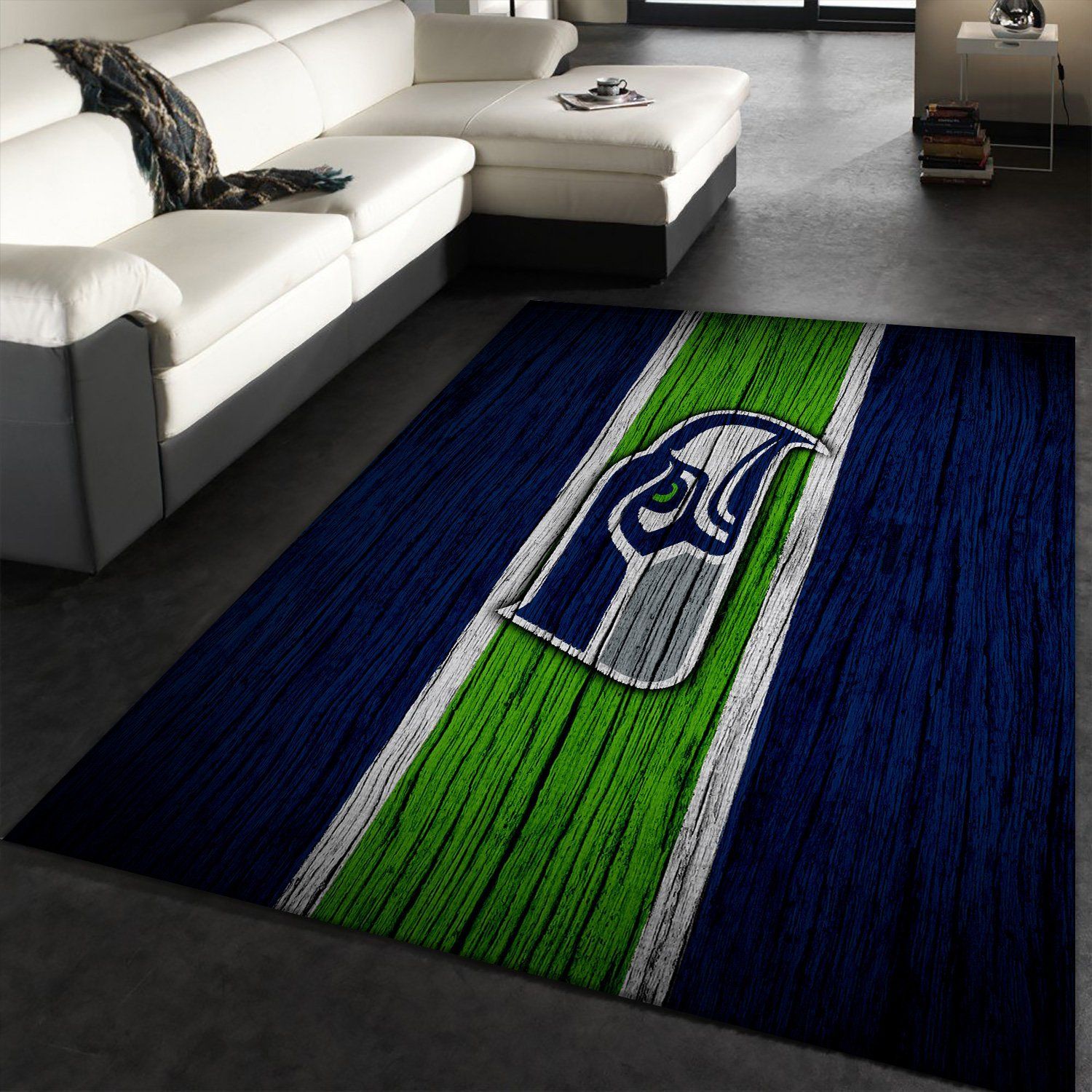Seattle Seahawks Nfl Rug – Custom Size And Printing - Chussin | Home Decor Easily