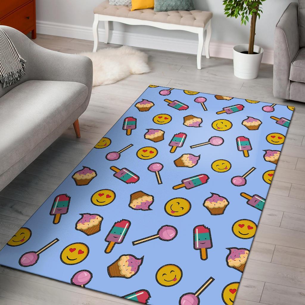 Sign Language Pattern Print Area Rug  Chussin | Home Decor Easily
