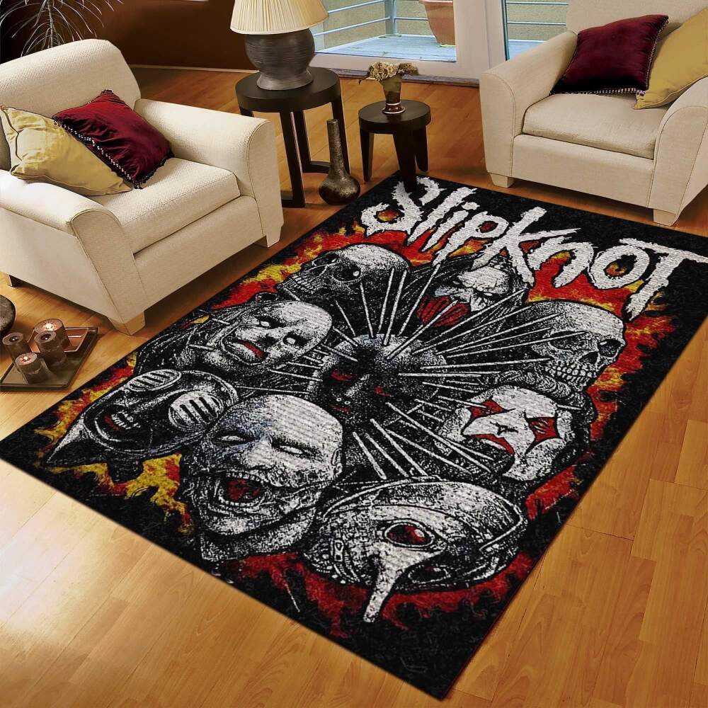 Slipknot Area Rug Music Ofd 190911 Area  Chussin | Home Decor Easily