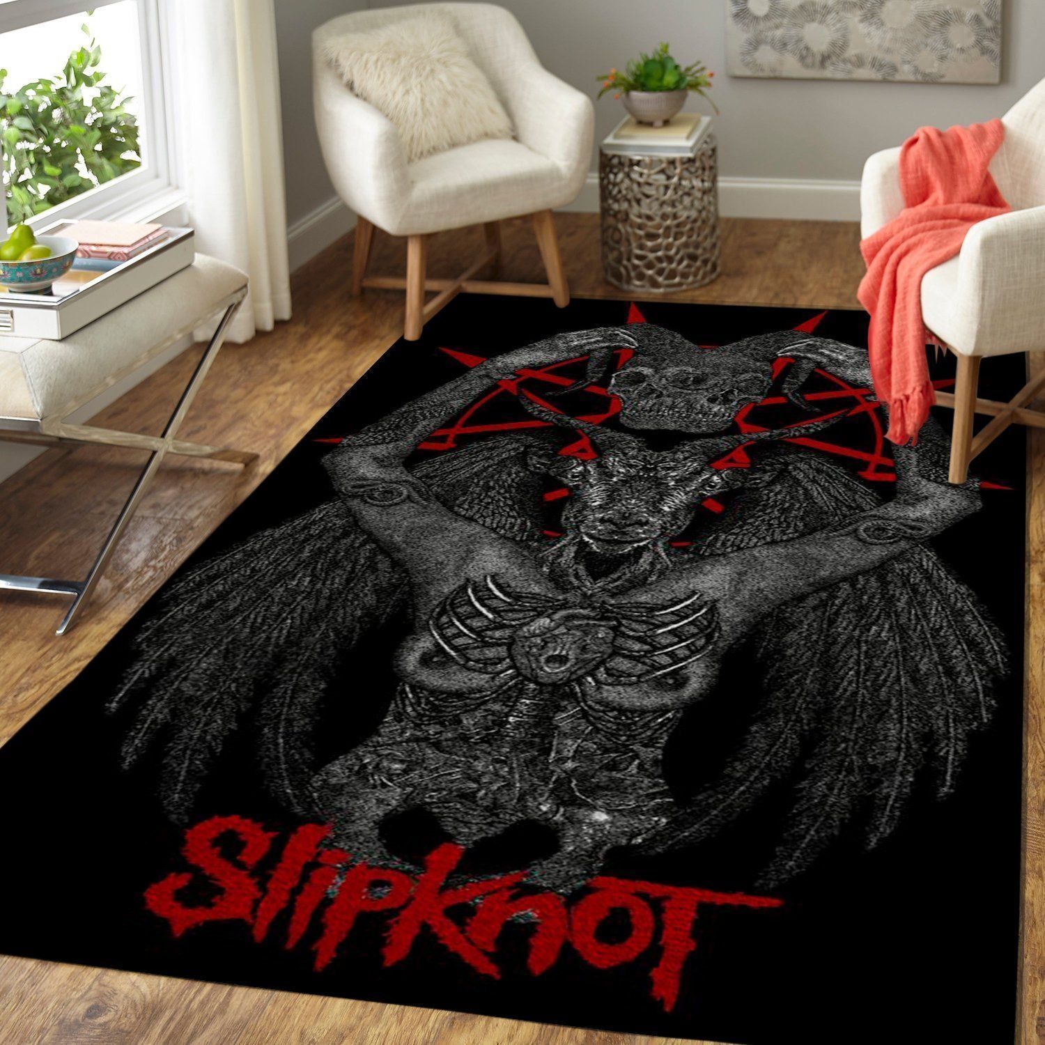 Slipknot Area Rug Music Ofd 1910124 Area  Chussin | Home Decor Easily