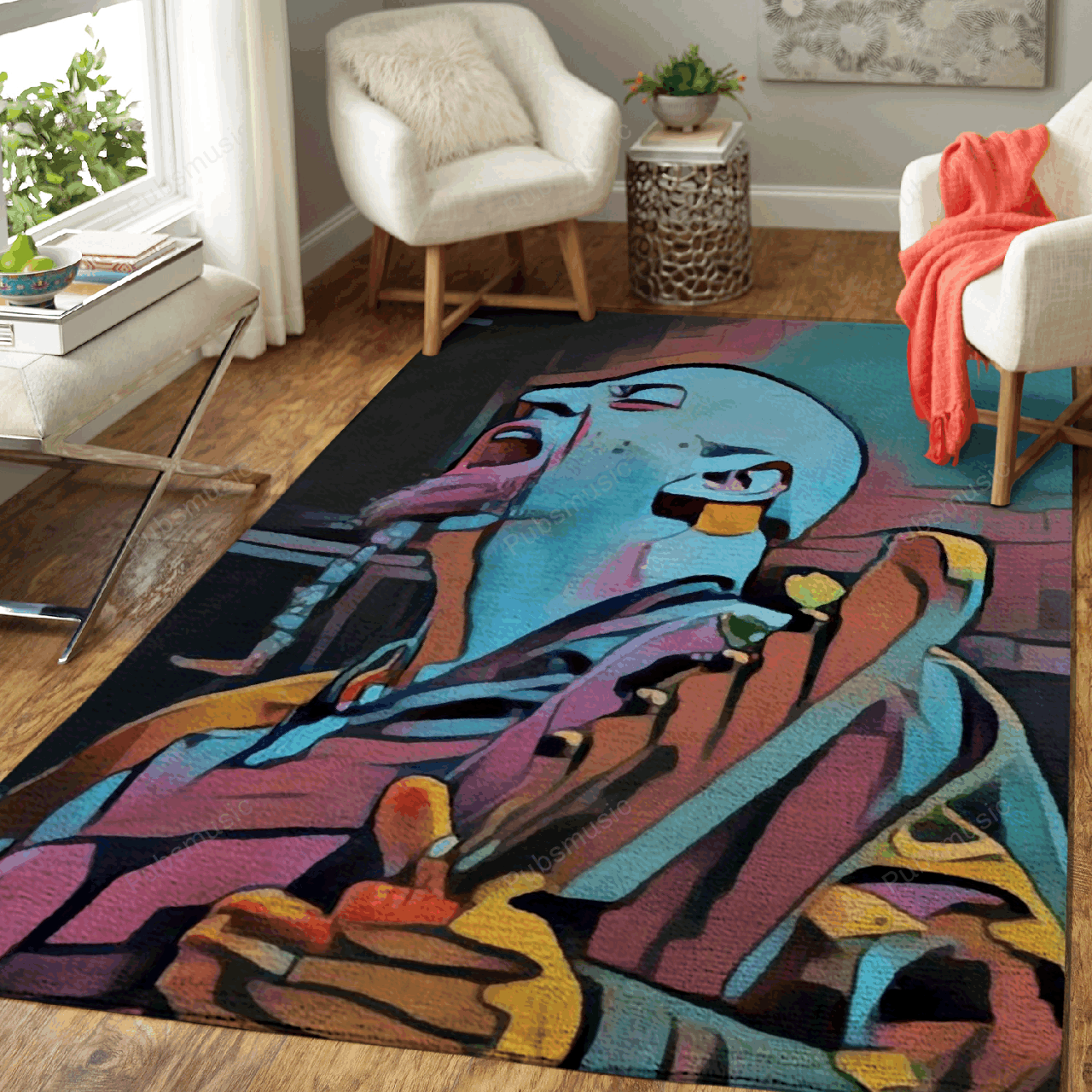 Soad Art Music Art For Fans Area Rug Regtangle  Chussin | Home Decor Easily