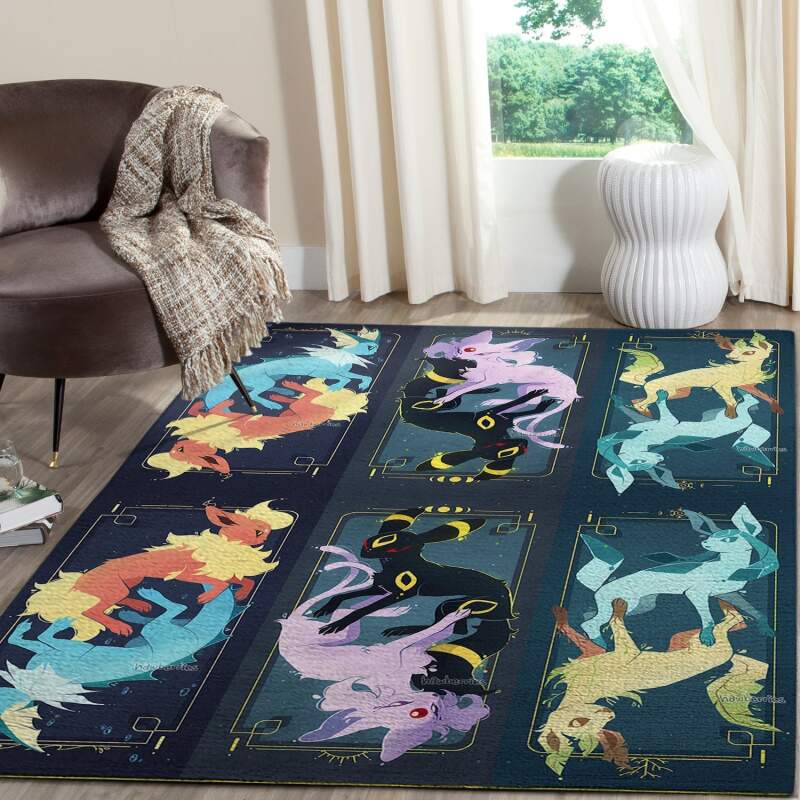 Some Eeveelutions Area Rug -  Chussin | Home Decor Easily