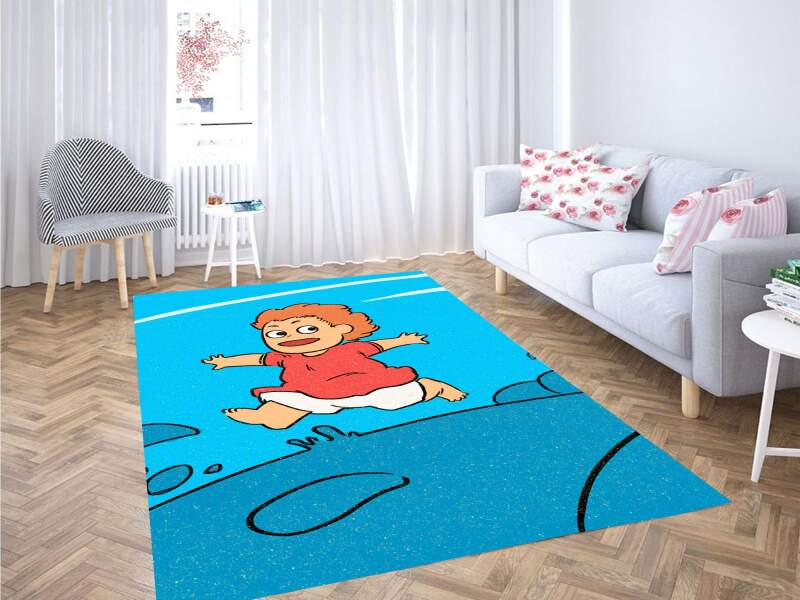 Sousuke Ponyo Carpet Rug -  Chussin | Home Decor Easily