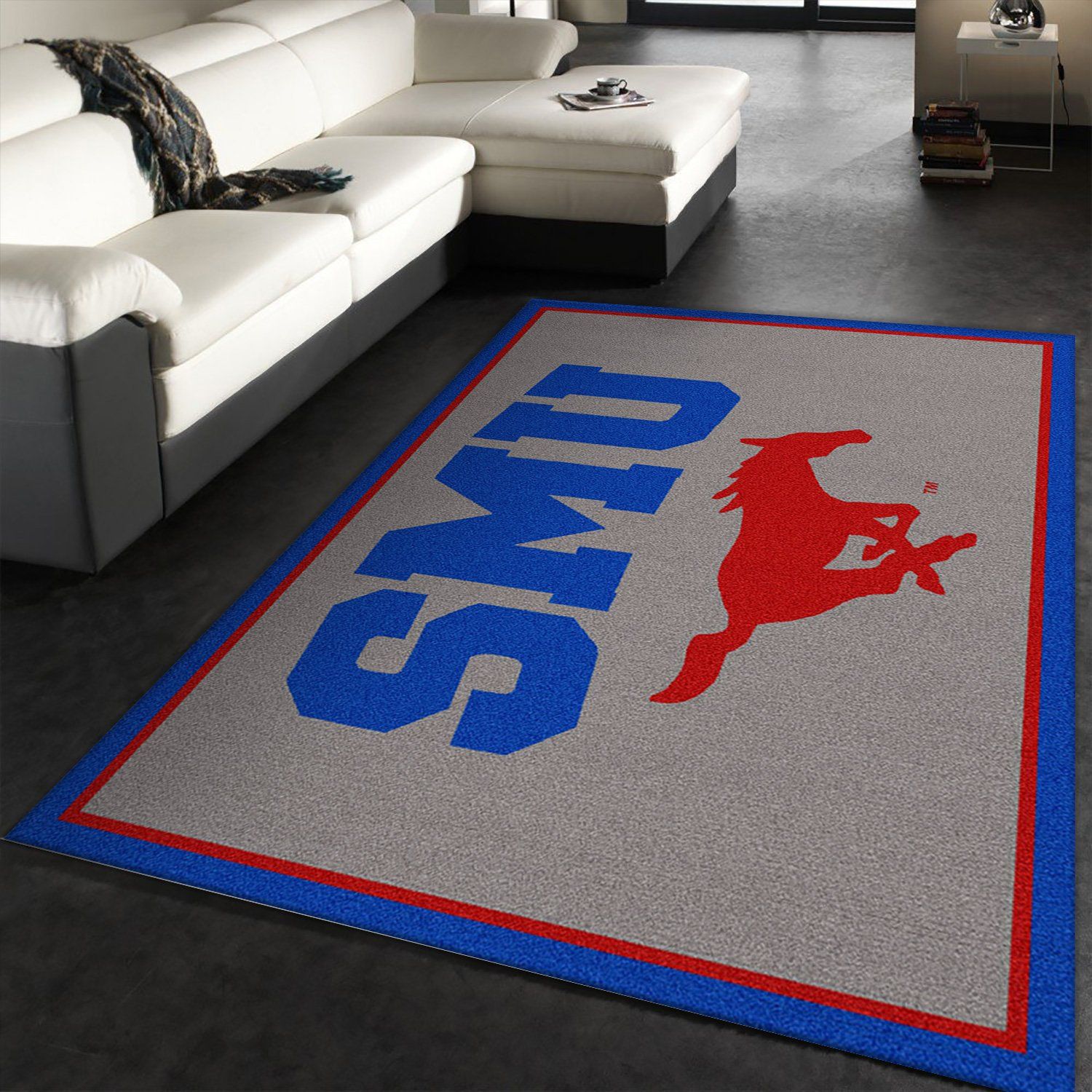 Southern Methodist University Rug – Custom Size And Printing - Chussin | Home Decor Easily