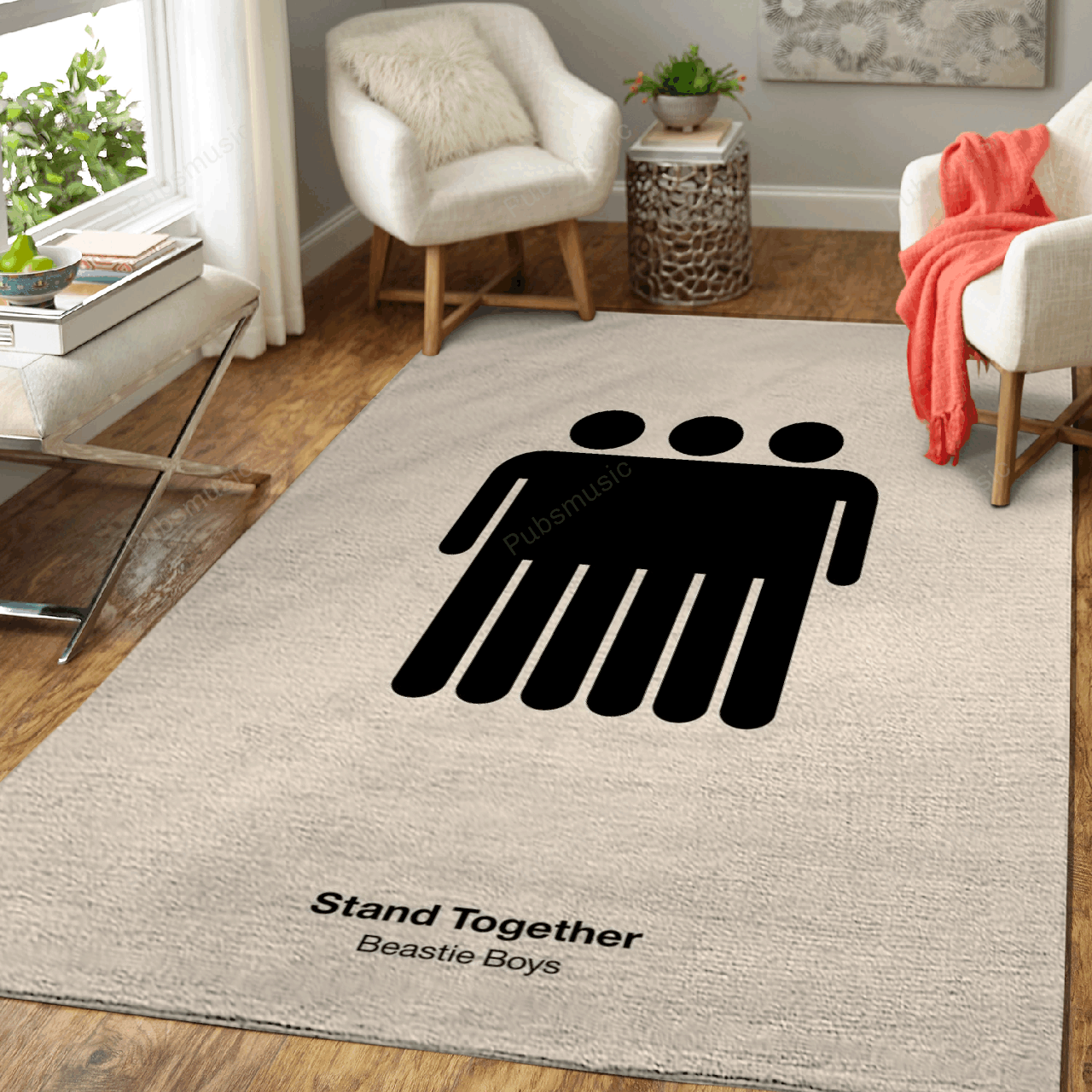 St Together Music Art For Fans Area Rug Regtangle  Chussin | Home Decor Easily
