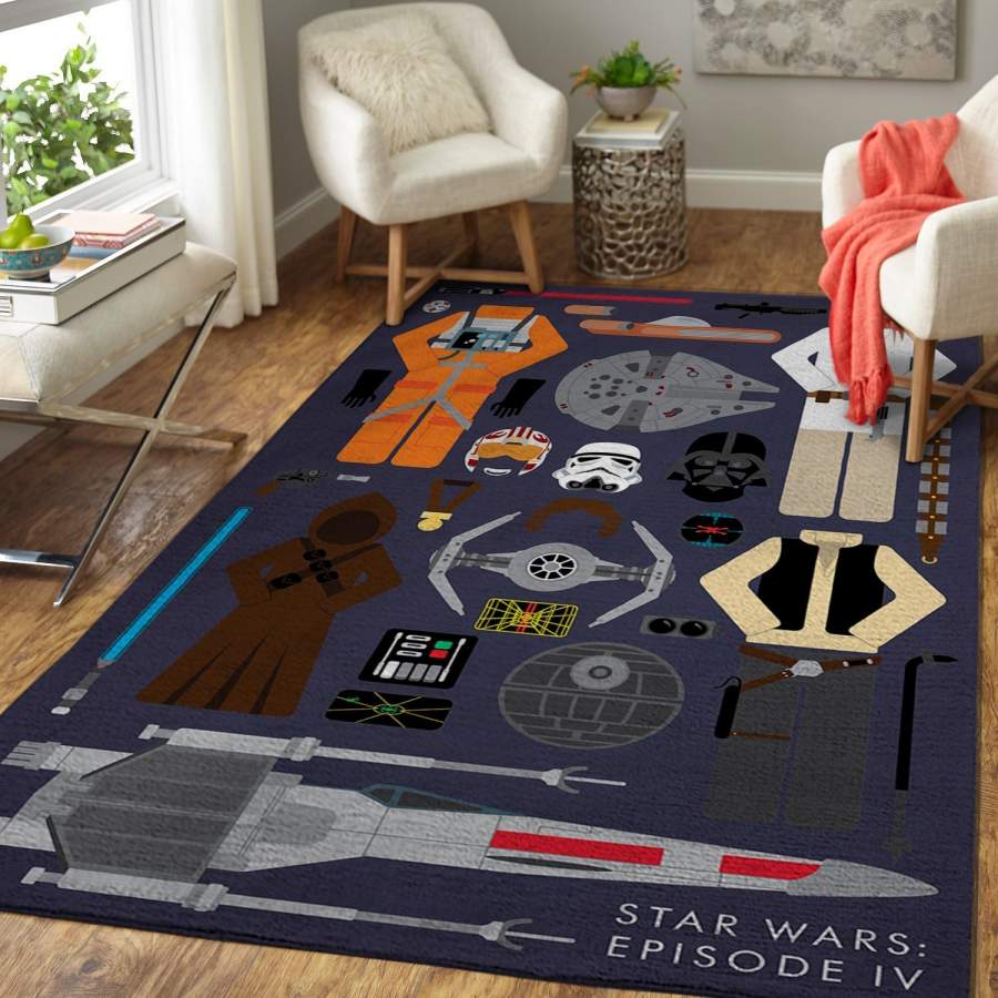 Star Wars Area Rug Movie 1910264  Chussin | Home Decor Easily