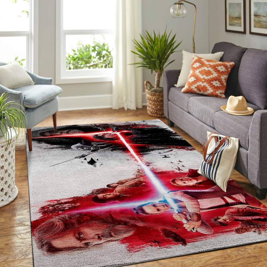 Star Wars Area Rug The Last Jedi Movie 1909193  Chussin | Home Decor Easily