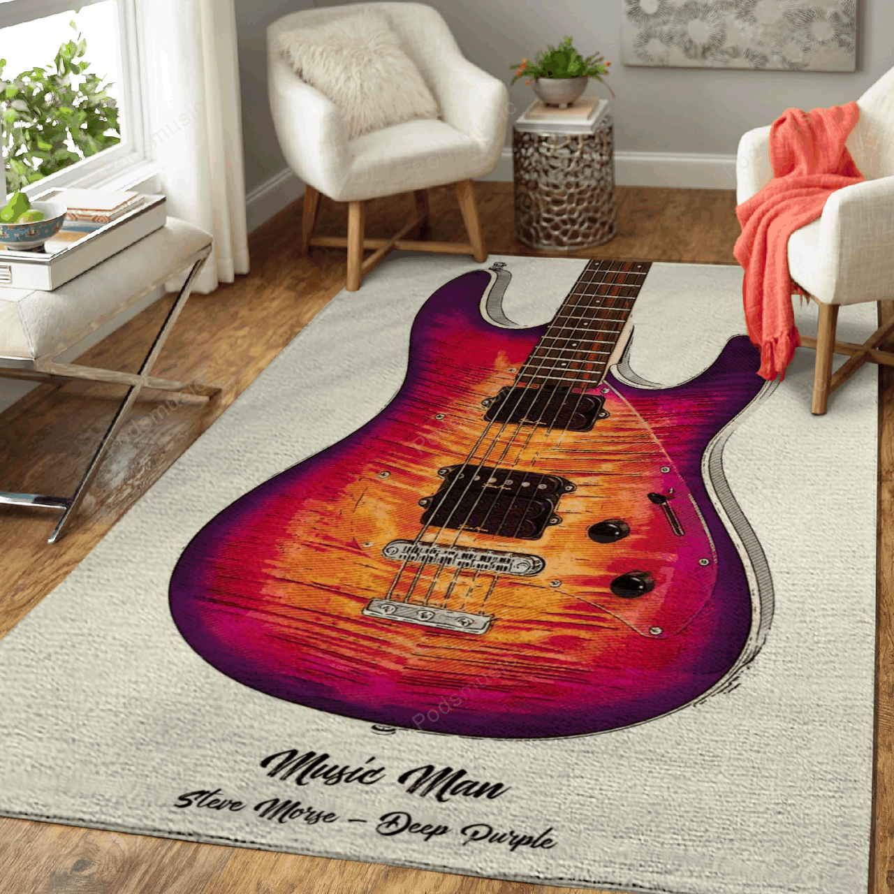 Steve Morse Deep Purple Famous Guitars Art For Fans Area  Chussin | Home Decor Easily