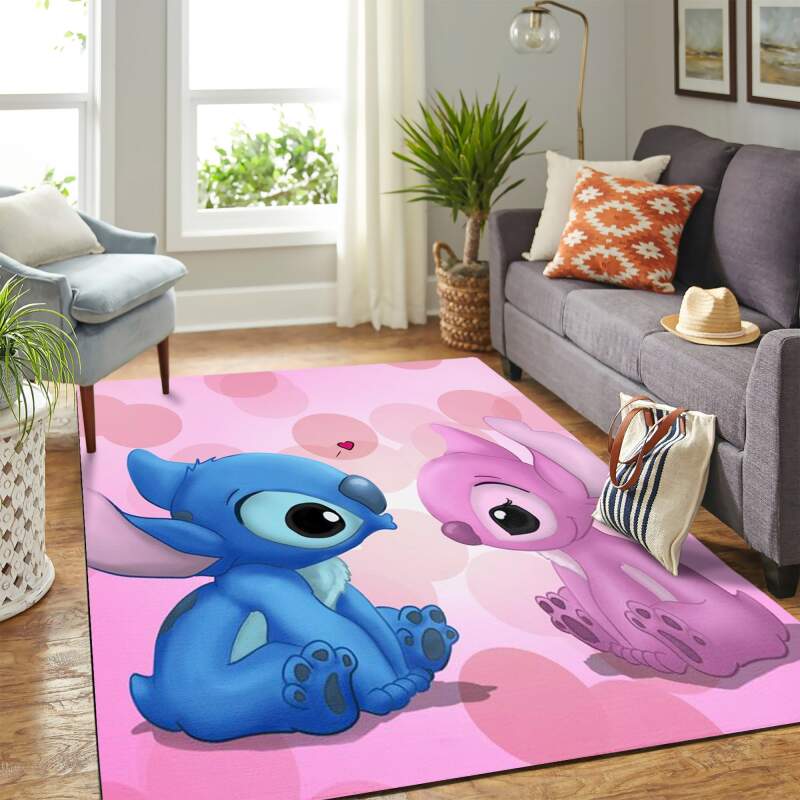 Stitch Love Carpet Floor Area Rug - Chussin | Home Decor Easily