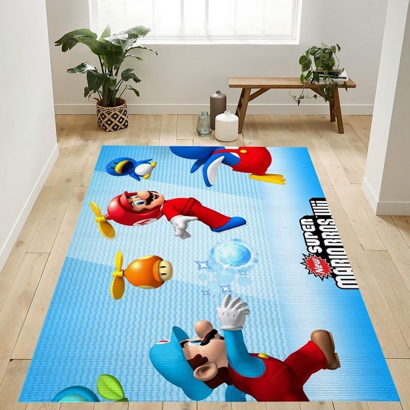 Super Mario 97 Area Rug And  Chussin | Home Decor Easily